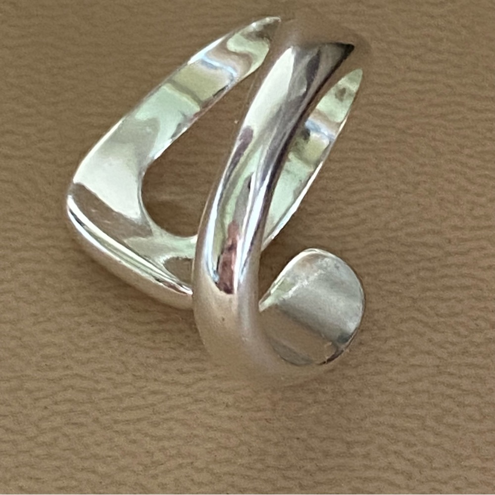 Host Pick Sterling Silver Adjustable Loop Ring - image 4